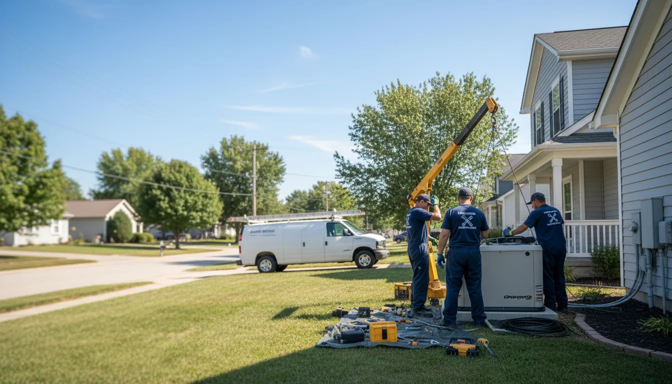 Generator Installation in Peosta, IA near me